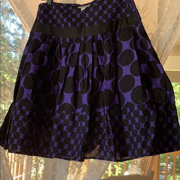 Purple and black polka dot skirts - Picture 2 of 6